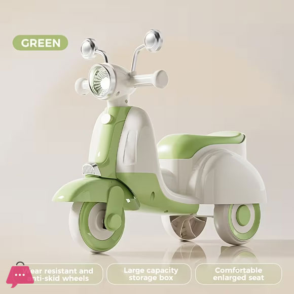 Motorcycle Model Kids Slide Car with Music and Light