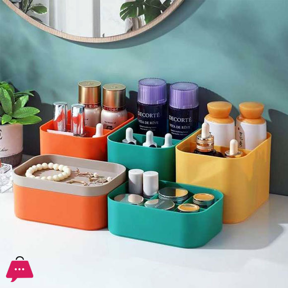 MULTI-FUNCTIONAL STACKABLE ORGANIZER WITH LID