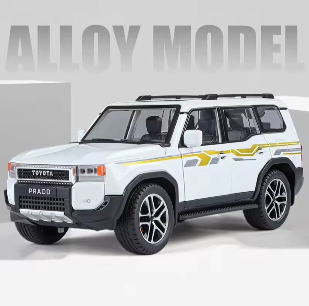 1:24 Prado LC250 LC80 Alloy Model Toy Diecast Metal Miniature Car