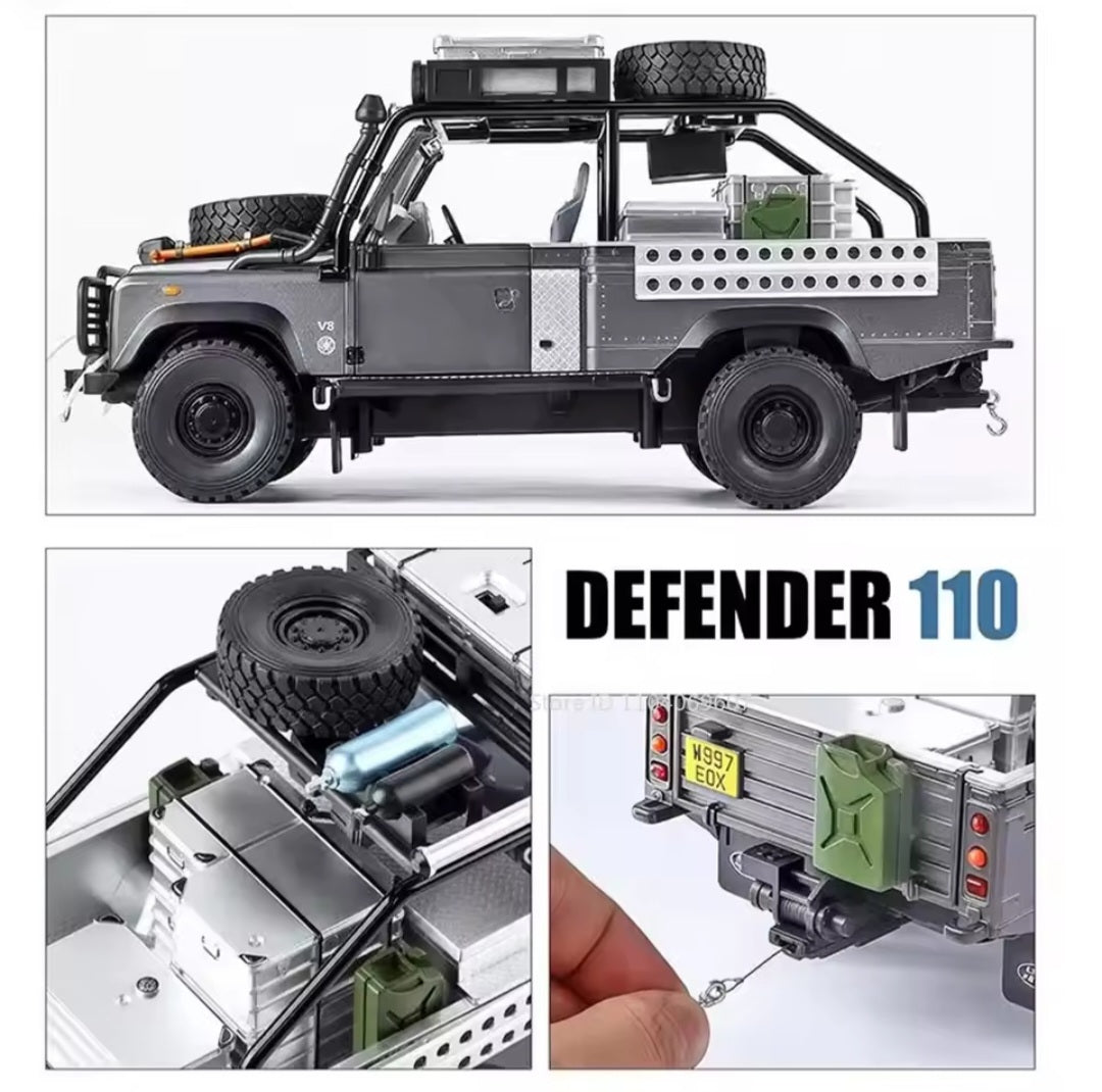 1:24 Defender 110 Range Rover Off-road Vehicle Model Toys Alloy Diecas