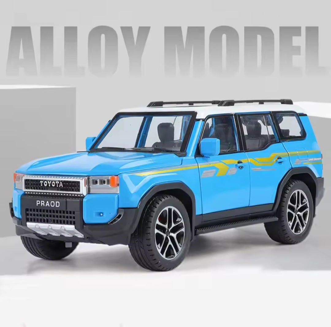 1:24 Prado LC250 LC80 Alloy Model Toy Diecast Metal Miniature Car