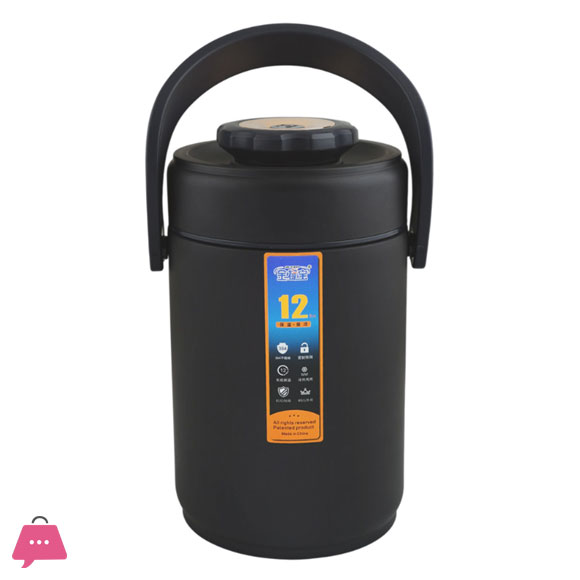 Stainless Steel Vacuum Insulated Wide Mouth Soup Food Thermo Hot Food Jar 2-liter