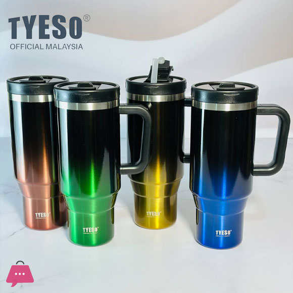 Tyso Metallic Tumbler 1200ml – Bulky Professional and Leak-Free