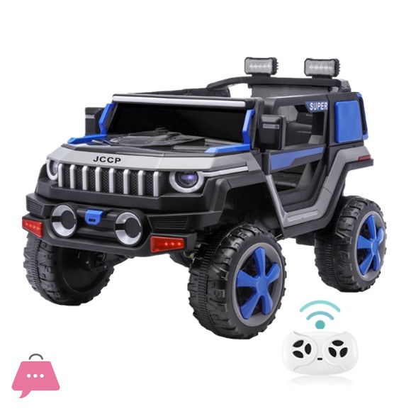 12V Powered Two Motor Children Electric Ride on Monster Jeep Toy Cars Kids Remote Control Ride on Car