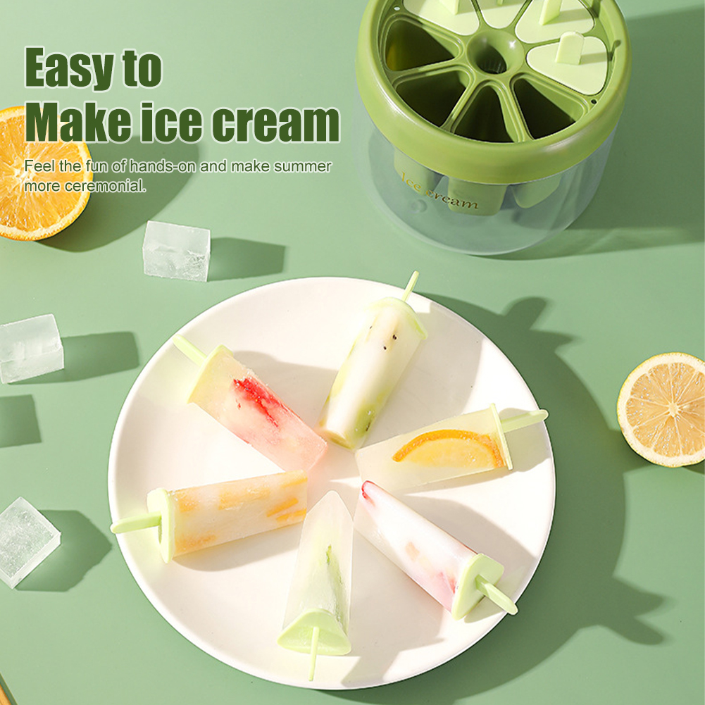 Imported Arrival 8 Cell Ice Cream Mold Ice Mould Handmade Dessert Popsicle Mold
