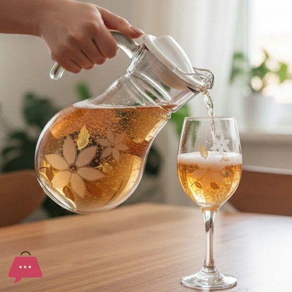 7-Piece Gold-Design Water Set