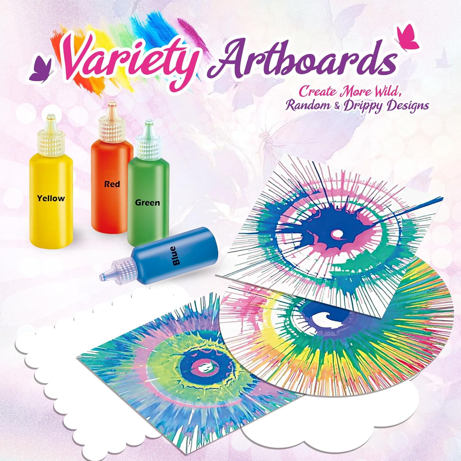 Paint Spin Art Machine Kit for Girls & Boys, Arts & Crafts for Kids