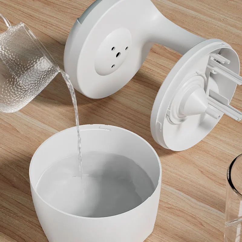 Anti-Gravity Water Droplet Humidifier with LED Clock Display Creative Black Technology - for Home Decor Gifts to Friends