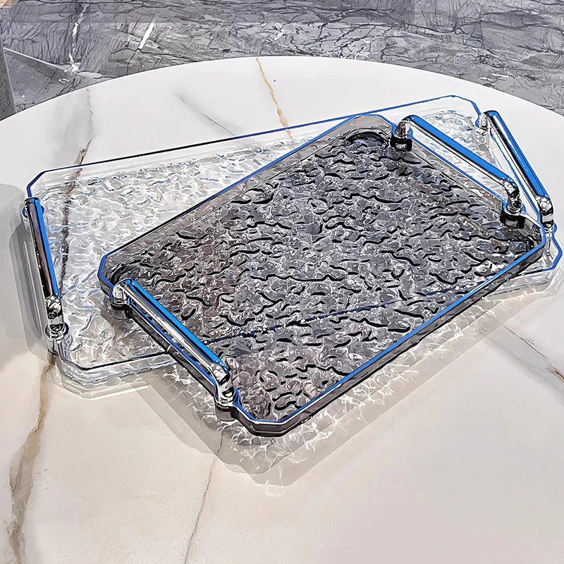 Luxury Serving Tea Tray Trinket Tableware Plate Tea Tray