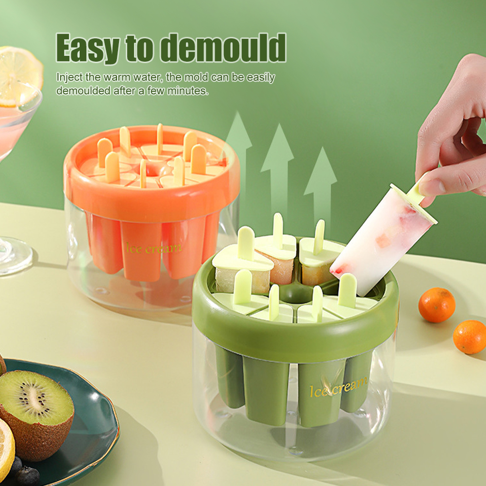 Imported Arrival 8 Cell Ice Cream Mold Ice Mould Handmade Dessert Popsicle Mold