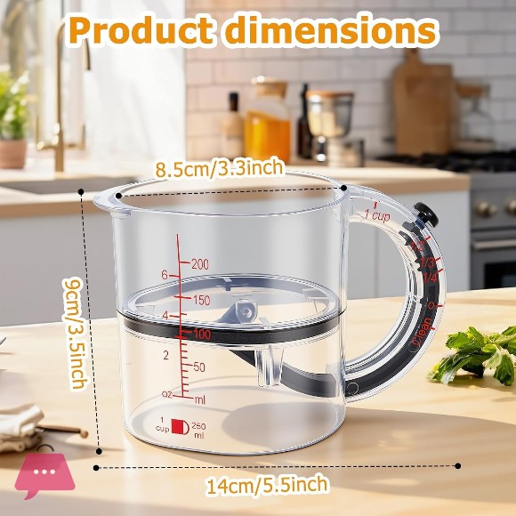 All-in-1 Adjustable Measuring up Cup, 4-In-1