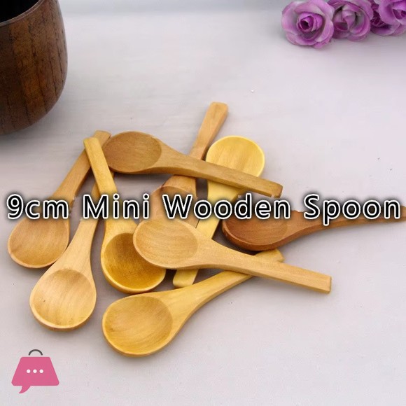 Bamboo Wooden Mini Spoon Seasoning Spoon