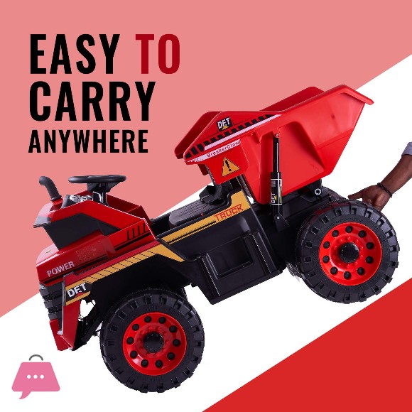 Caterpillar Kids Ride on Battery Operated Truck for Kids Ride on Toy Kids Car with Bluetooth, Music & Light