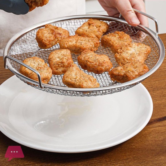 Frying Tray, Crispy, Oil Draining Deep Frying Basket