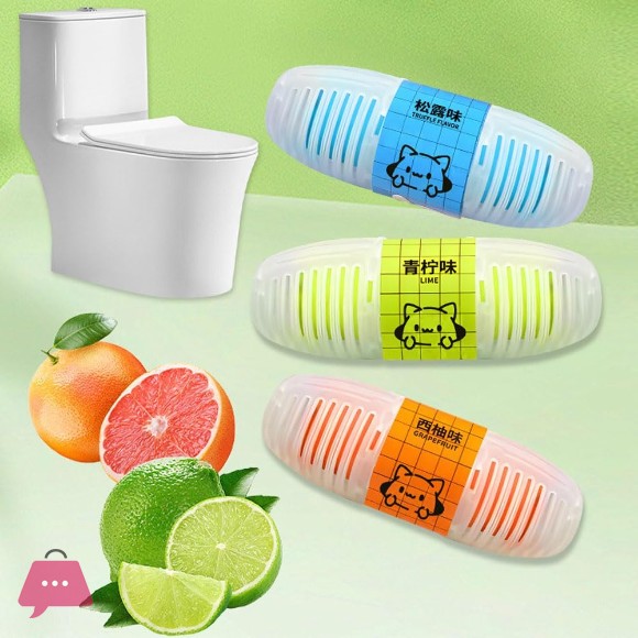 Goodern Toilet Bowl Cleaner,3PCS Scent Toilet Cleaner Hanging Bathroom Toilet Tank Cleaner