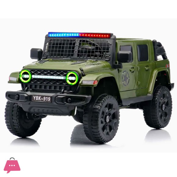 Kids Electric Ride on Jeep with USB, MP3 Flashing Light with Remote Control YBK-919