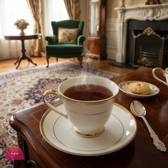 Noritake Signature Gold & Platinium 6 Cups & 6 Saucers