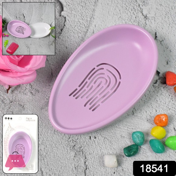 Plastic Soap Dish with Drain, Soap Holder Double-layer Sabundani (1 Pc)