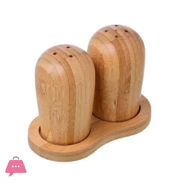 Premium Wooden Salt & Pepper Set