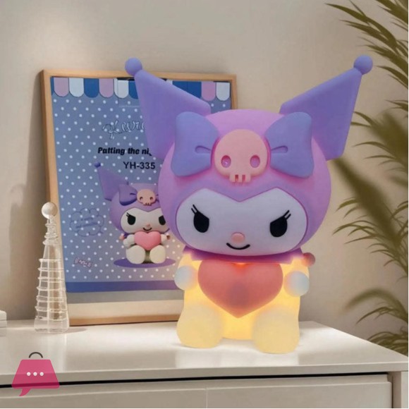 Sanrio Hello Kitty Night Lamp Remote Control Kuromi Table Lamp