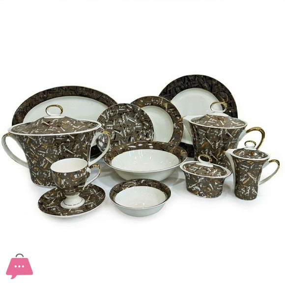 Versace New Style Dinner Set Bone China 8 Person Serving 61 Pcs