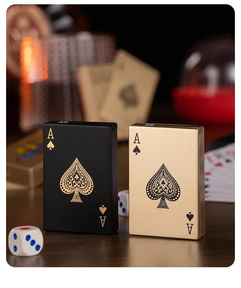 Creative Playing Card Lighter Jet Flame Lighter