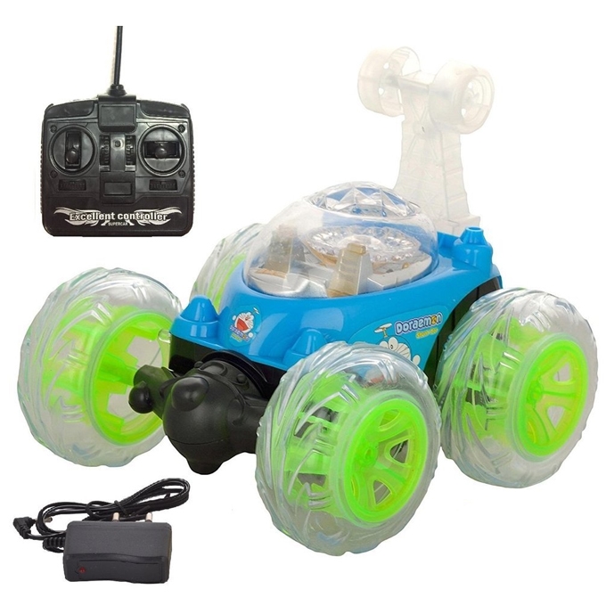 Remote Control Stunt Cars Toy Rechargeable 360 Rotate Twister Radio Control Invincible – Assorted - 3048-13