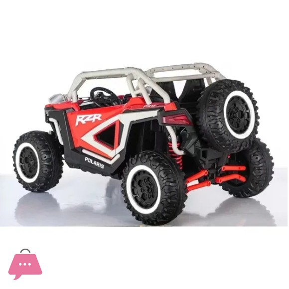 Battery Powered UTV Similar to Polaris 24v Full Leather Rubber for Kids