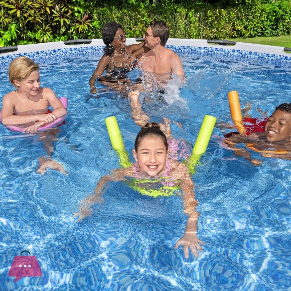 Bestway Above Ground Swimming Pool Round Steel Pro Max 15 Feet x 48 Inch -56438