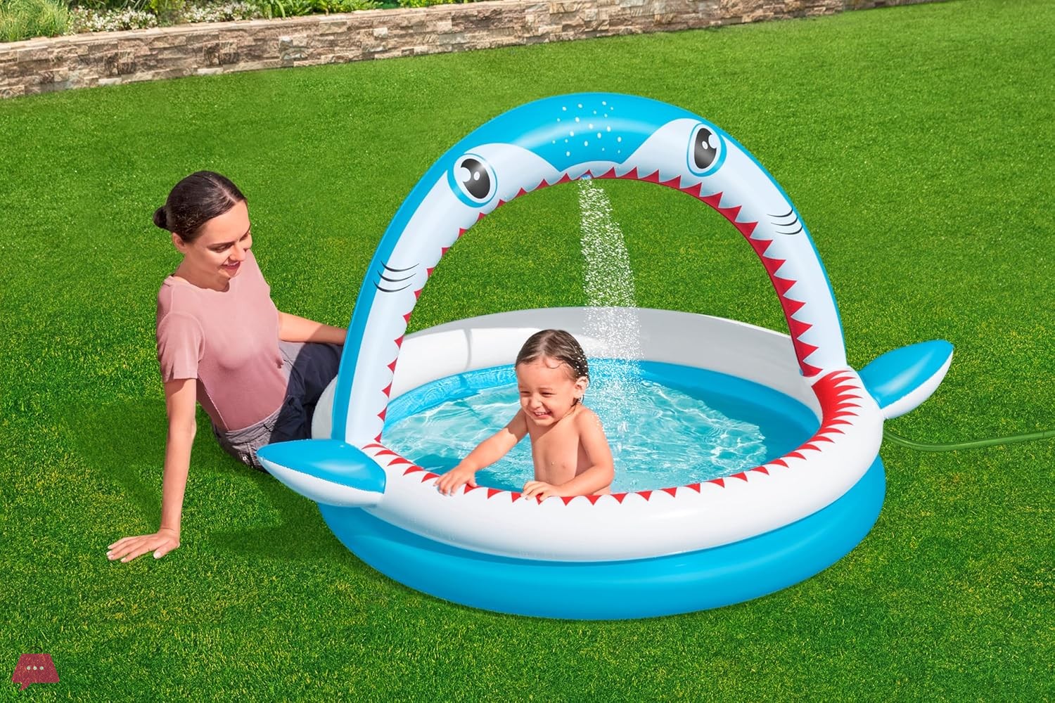 bestway-children's-inflatable-pool-shark-with-sprinkler---163x127x92cm---53157