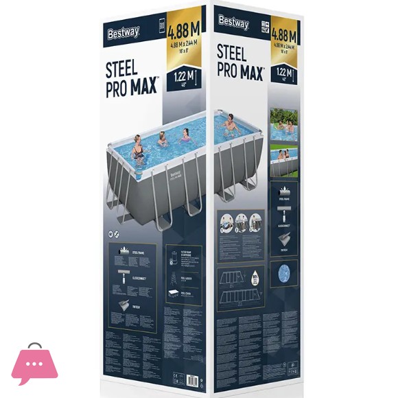 Bestway Ground Pool Rectangular Power-56670
