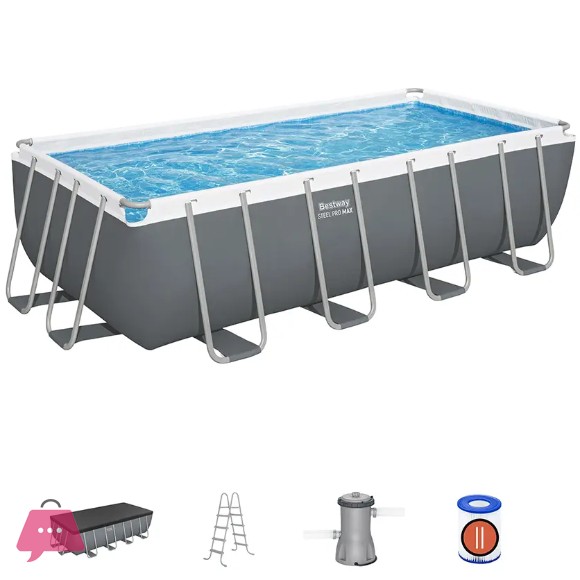Bestway Ground Pool Rectangular Power-56670