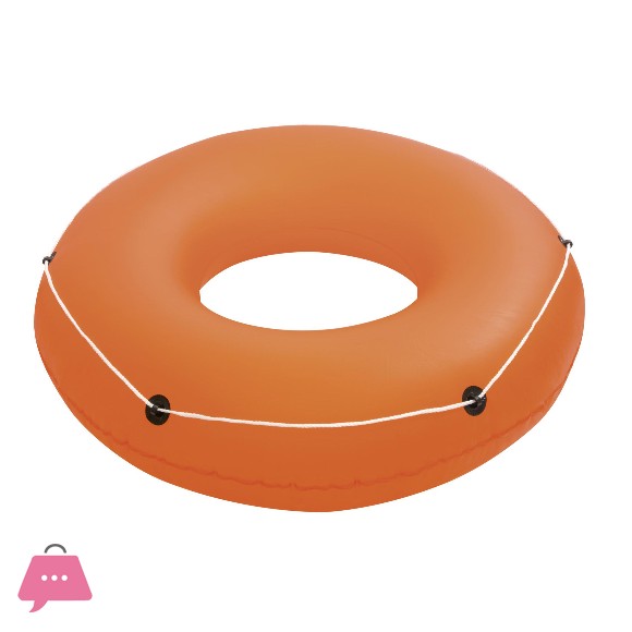 Bestway High Quality Summer Blast Swim Tube 47 Inch Multicolour Inflatable Swimming Rings for Pool Use - 36120