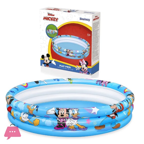 Bestway Inflatable Disney Characters Kiddie Pool 48 x 10 Inch - 91007