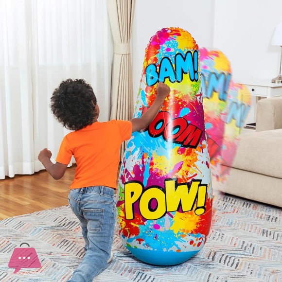 Bestway Inflatable Punching Bag Boxing Children Games Sport Toys for Boys Girls 5+ - 52630