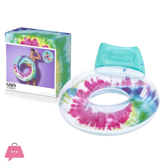 Bestway Inflatable Swimming Ring Tie Dye 118 cm - 43637