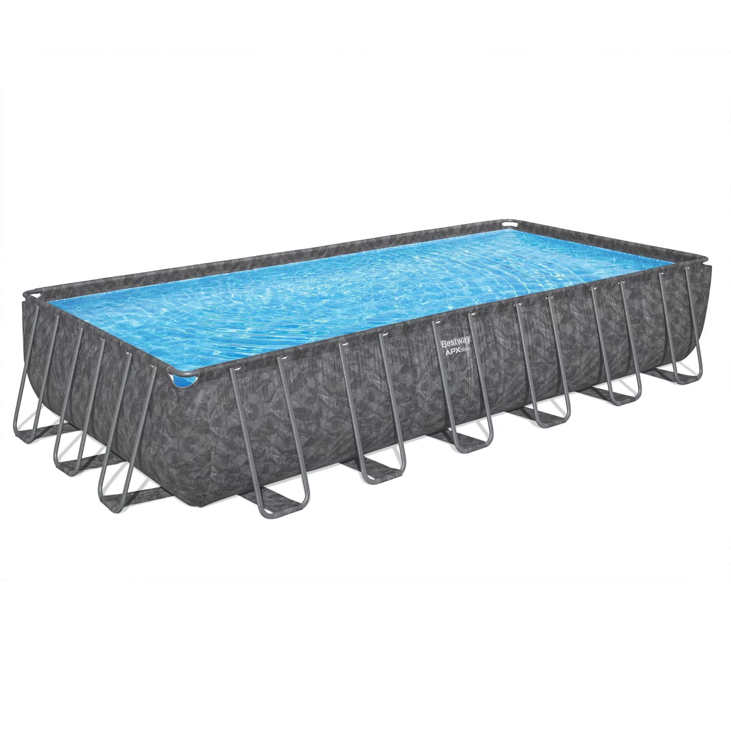 bestway-outdoor-yard-family-above-ground-swimming-pool-rectangular-bracket-pool-set-with-accessories---561kg