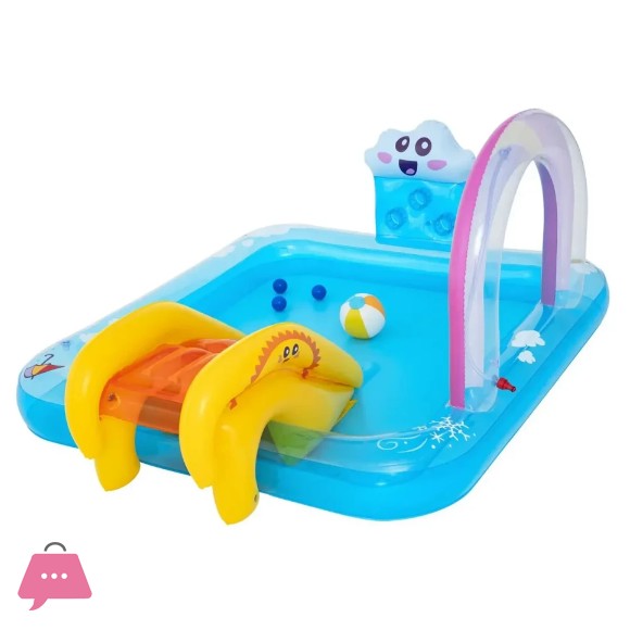 Bestway Rainbow Inflatable Play Center - 53174