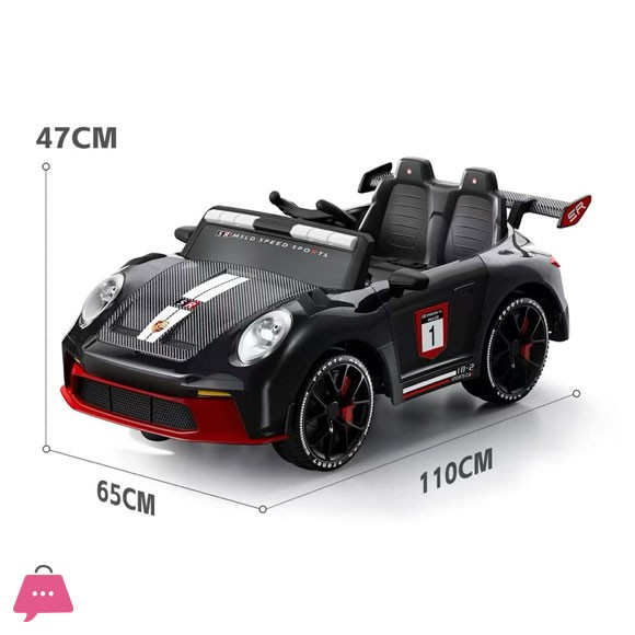 Childrens Battery Operated Sedan Car with Music and Lights. 2 - 6 years