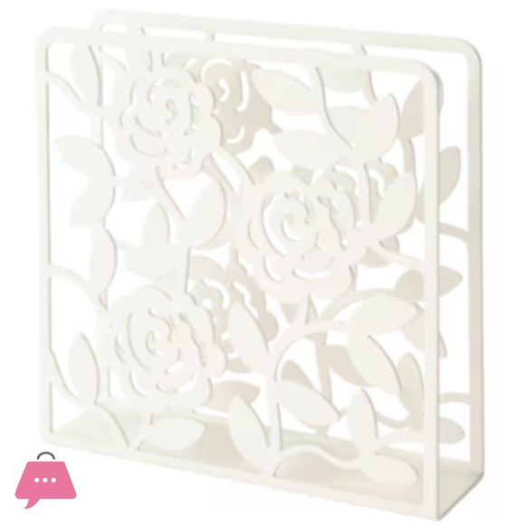 IKEA LIKSIDIG Napkin holder, white