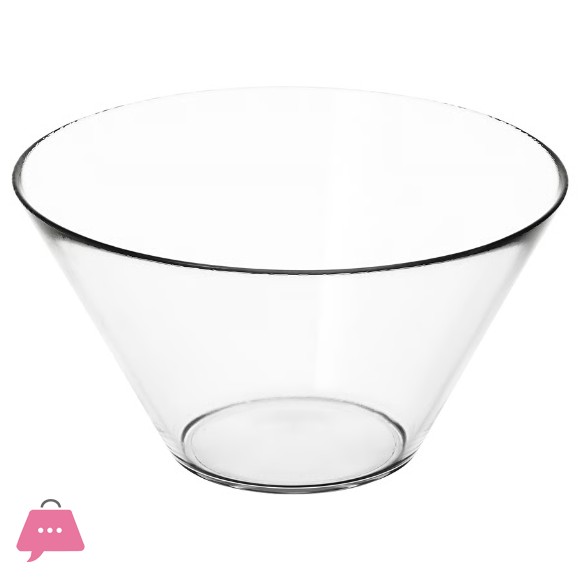 IKEA Serving Bowl Clear Glass