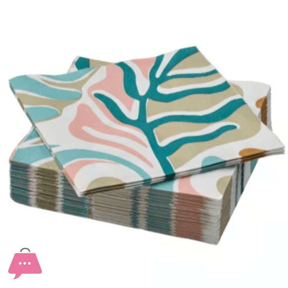 IKEA SLOJSTJART Paper napkin 24×24 cm