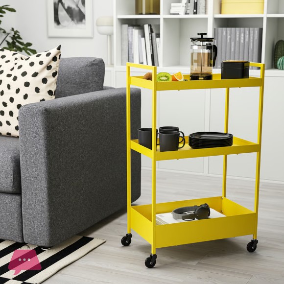 IKEA Trolley Yellow NISSAFORS