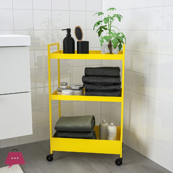 IKEA Trolley Yellow NISSAFORS