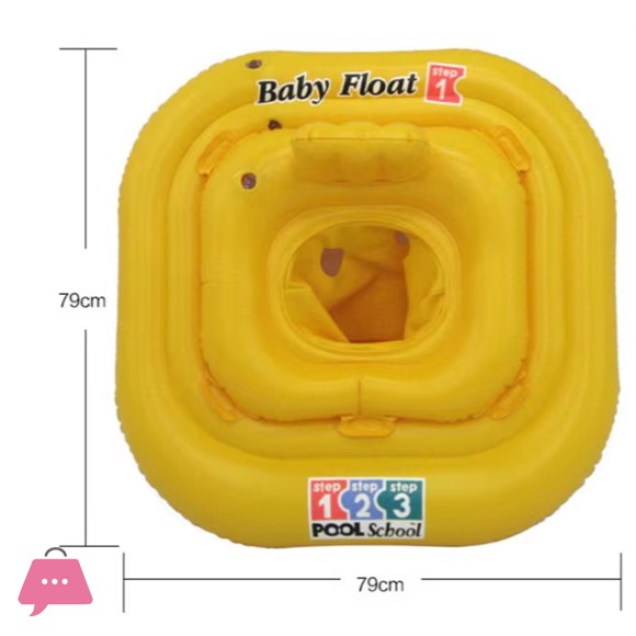 Intex 1-2-3 Pool School Deluxe Baby Float Swimming Swim 31 Inch- 56587