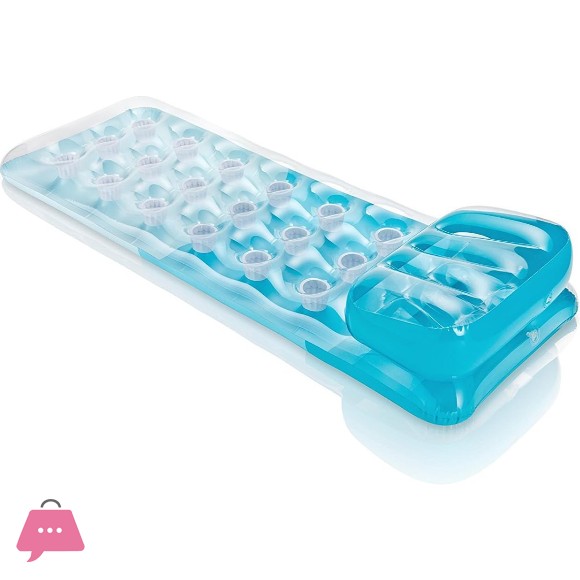 Intex 18-Pocket Air Mattress Beach or Swimming - 188 x 71 cm - 58890