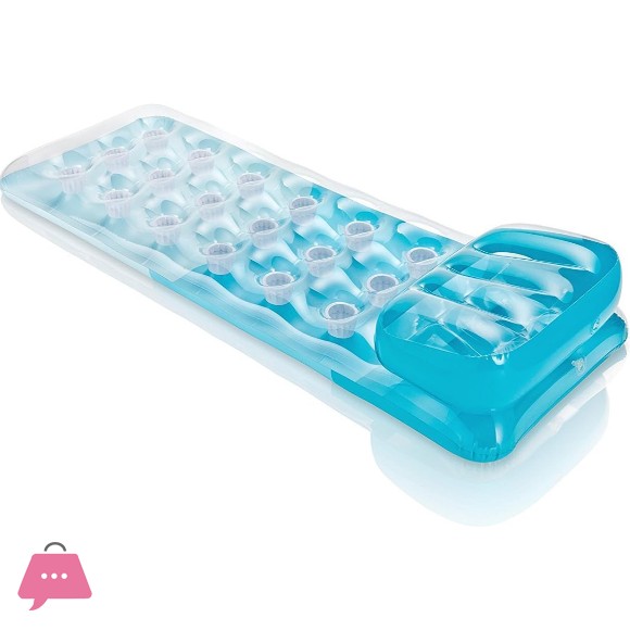 Intex 18-Pocket Air Mattress Beach or Swimming - 188 x 71 cm - 58890