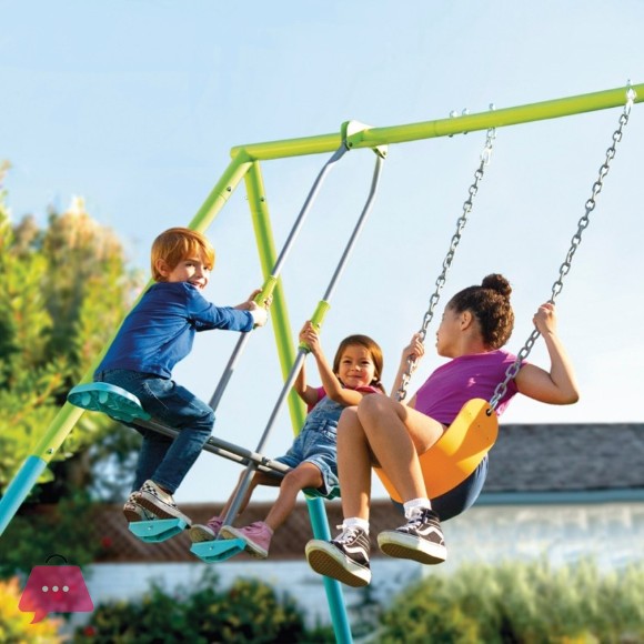Intex 2 in 1 Childrens Garden Swing with Seesaw - 44120