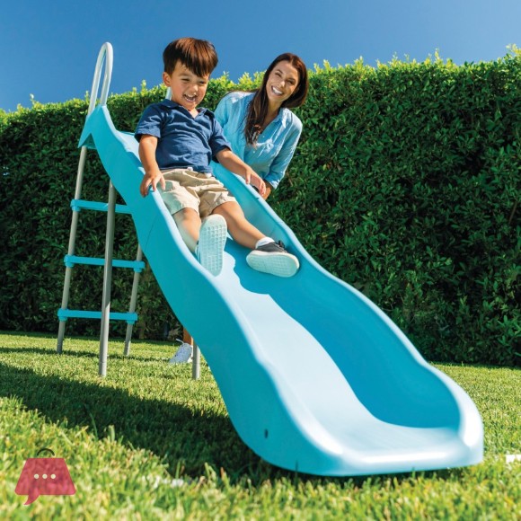 Intex Childrens Garden Slide Steel and Plastic 8 Feet - 44107