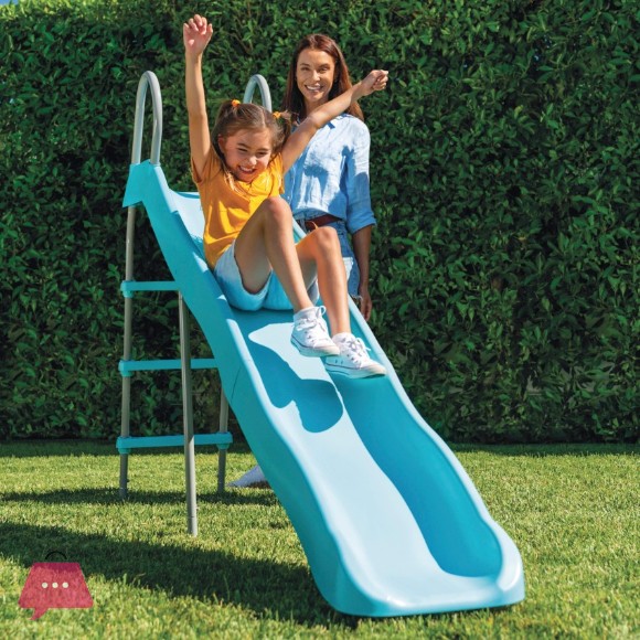 Intex Childrens Garden Slide Steel and Plastic 8 Feet - 44107